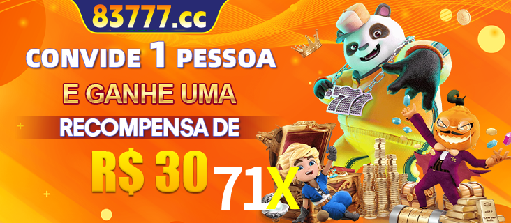 Banner institucional da 71X sobre parceria de marcas e criação de uma marca de excelência, apresentando os mascotes de jogos populares como o Fortune Tiger.